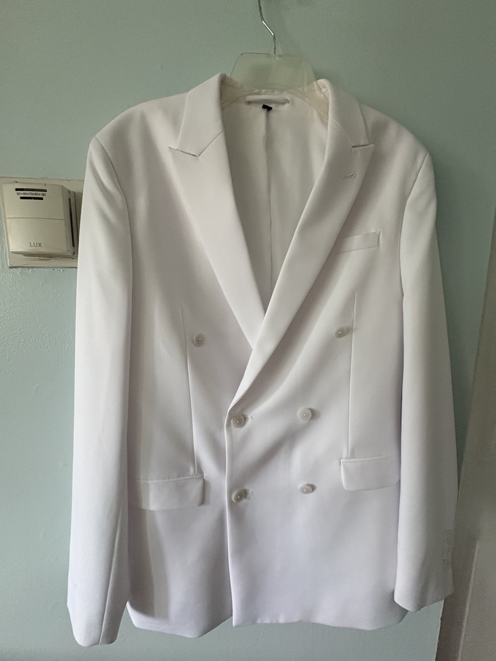 Jos. A. Bank White Double-Breasted Men's Blazer